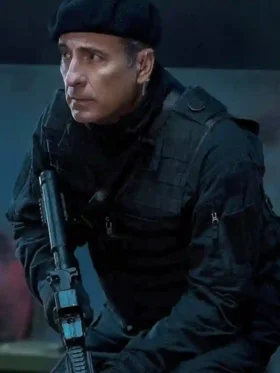 Expend4bles Andy Garcia Black Vest Front Look