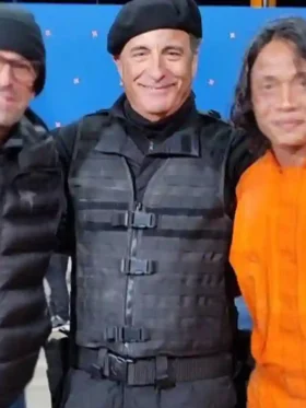 Expend4bles Andy Garcia Black Vest Front Look