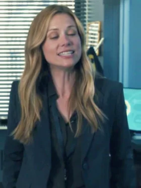 FBI S08 Claire Coffee Blue Blazer