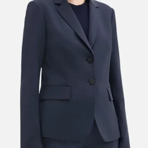 FBI S08 Claire Coffee Blue Blazer Front