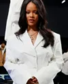 Fenty White Corset Blazer Dress