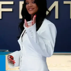 Fenty White Corset Blazer Dress
