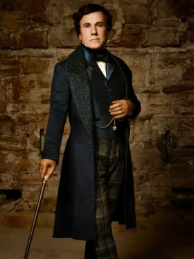 Frankenstein Christoph Waltz Black Trench Coat