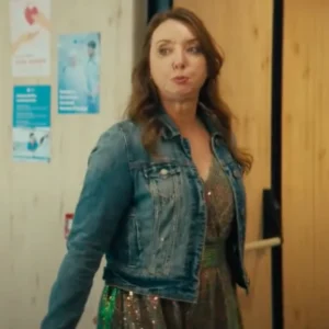 Frauds S01 Elizabeth Berrington Denim Jacket Front