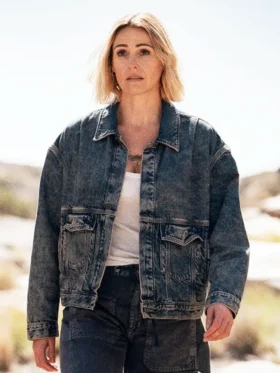 Frauds S01 Suranne Jones Denim Jacket Front