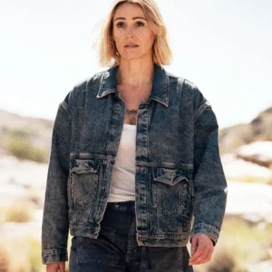 Frauds S01 Suranne Jones Denim Jacket Front
