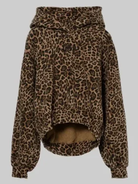 GAP Leopard Hoodie Front Look