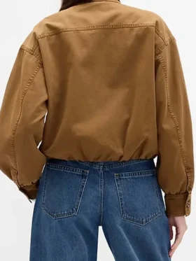 Gap Twill Bubble Jacket Back Look