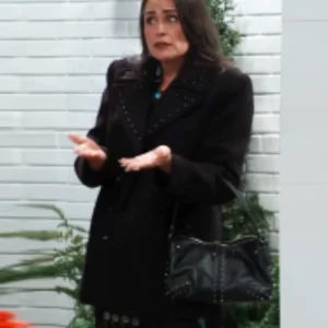 General Hospital Rena Sofer Black Coat