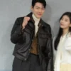 Genie Make a Wish S01 Kim Woo-bin Leather Jacket