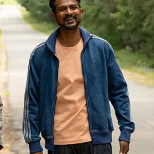 Ghosts S05 Utkarsh Ambudkar Blue Bomber Denim Jacket