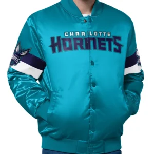 Grayson Charlotte Hornets Triple Option Satin Jacket
