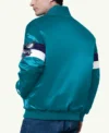 Grayson Charlotte Hornets Triple Option Satin Jacket Back