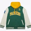 Green Bay Packers Green Sideline Varsity Jacket Logo
