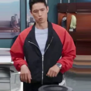 Greys Anatomy S22 Harry Shum Jr Bomber Jacket Front