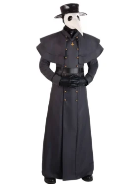 Halloween Plague Doctor Coat Front