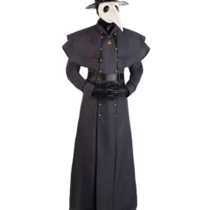 Halloween Plague Doctor Coat Front