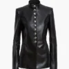 Hamnet Jessie Buckley Black Leather Jacket