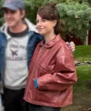 Hamnet Jessie Buckley Leather Jacket