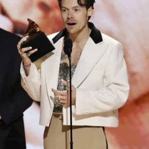 Harry Styles 2023 Grammy White Jacket