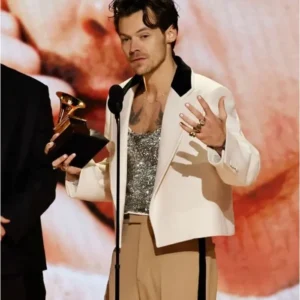 Harry Styles 2023 Grammy White Jacket