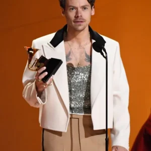 Harry Styles 2023 Grammy White Jacket