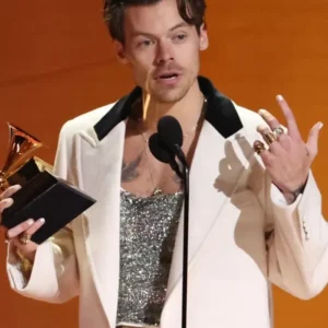 Harry Styles 2023 Grammy White Jacket
