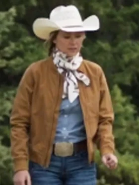 Heartland S19 Amber Marshall Bomber Jacket Front
