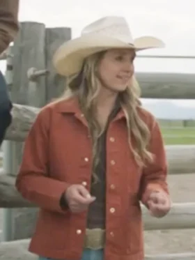 Heartland S19 Amber Marshall Red Jacket Front