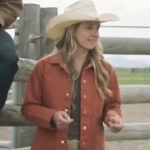 Heartland S19 Amber Marshall Red Jacket Front