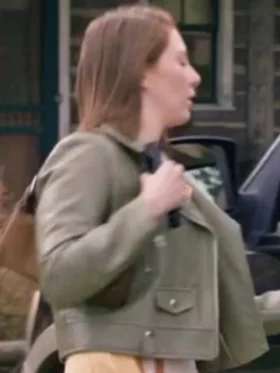 Heartland S19 Baye McPherson Green Leather Jacket