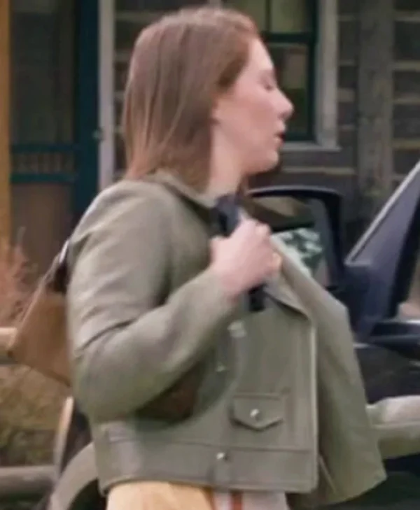 Heartland S19 Baye McPherson Green Leather Jacket