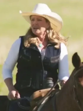 Heartland S19 Jessica Steen Denim Vest Front