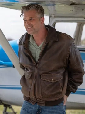 Heartland S19 Kerry James Brown Leather Jacket Side