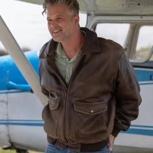 Heartland S19 Kerry James Brown Leather Jacket Side