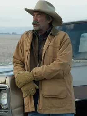 Heartland S19 Shaun Johnston Brown Jacket Side
