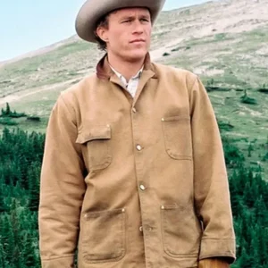 Heath Ledger Brokeback Mountain Jacket Brown
