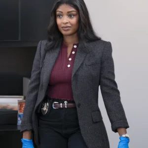 High Potential S02 Javicia Leslie Black Blazer