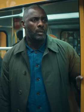 Hijack S02 Idris Elba Green Coat