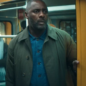 Hijack S02 Idris Elba Green Coat