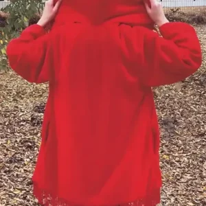 Hocus Pocus Allison Red Coat Back Look