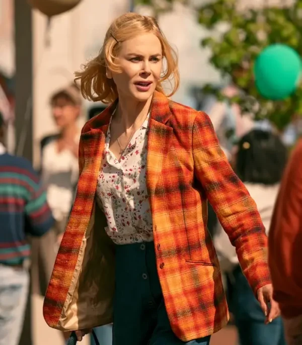 Holland Nicole Kidman Plaid Blazer Side