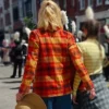 Holland Nicole Kidman Plaid Blazer