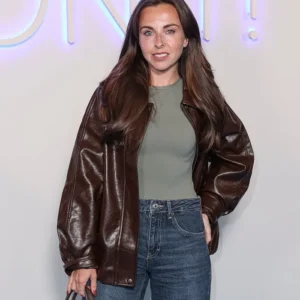 Honey Don’t Louisa Lytton Brown Leather Jacket