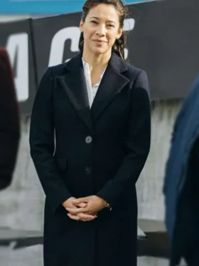 Hudson and Rex Mayko Nguyen Black Wool Coat