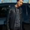 Hudson and Rex S08 David Klein Black Leather Jacket Front