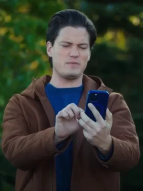 Hudson and Rex S08 Justin Kelly Brown Hooded Jacket