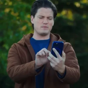 Hudson and Rex S08 Justin Kelly Brown Hooded Jacket