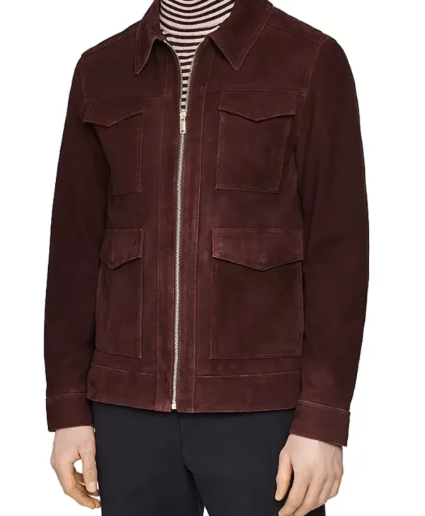 Hudson and Rex S08 Justin Kelly Suede Leather Jacket