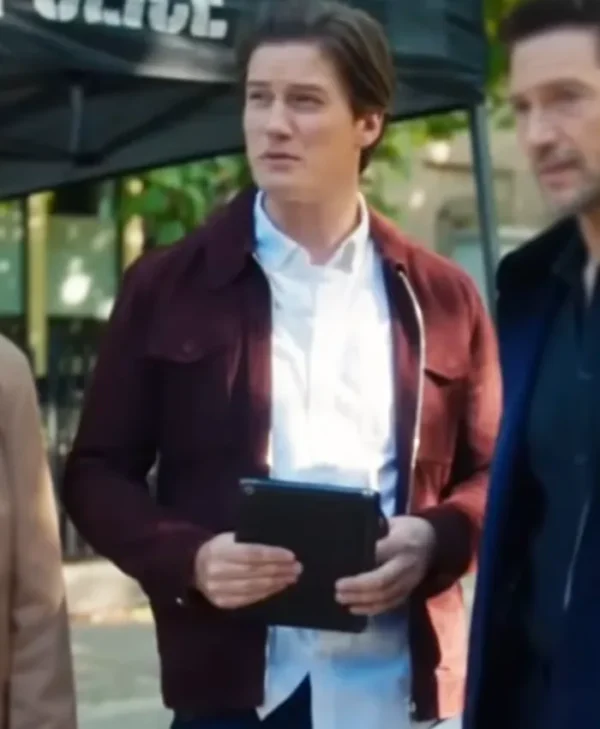 Hudson and Rex S08 Justin Kelly Suede Leather Jacket Front